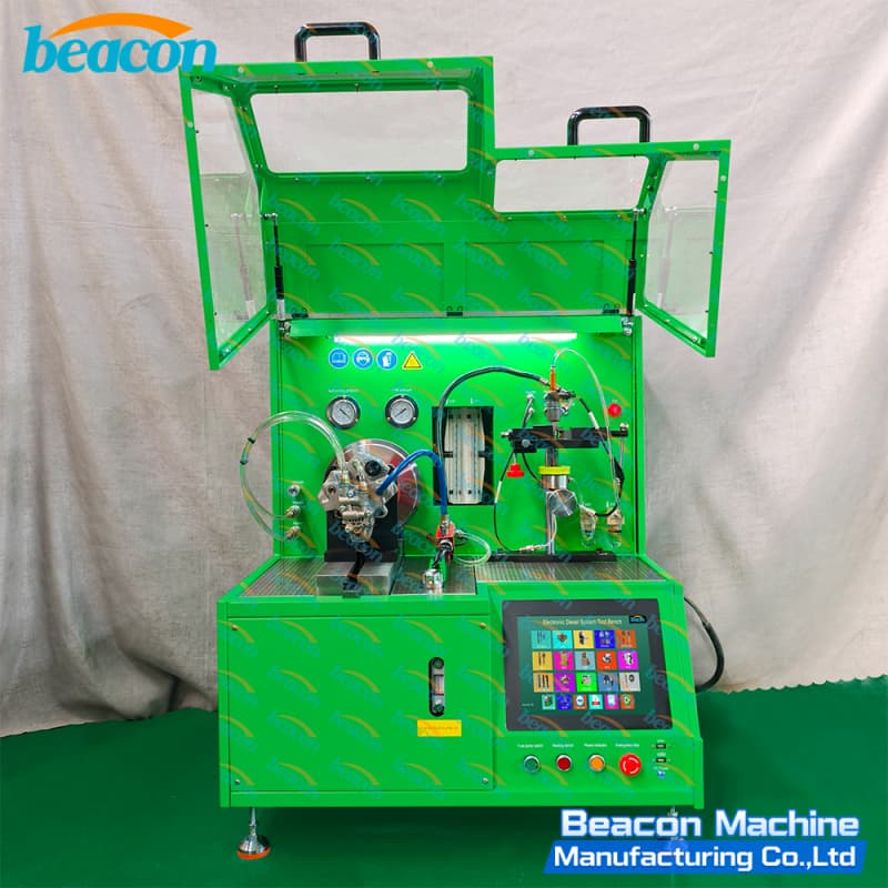 {BEACON MACHINE CR217S Banco de Pruebas Diesel Compacto para Inyectores y Bombas | Banco de Pruebas Common Rail de Alta Precisión}