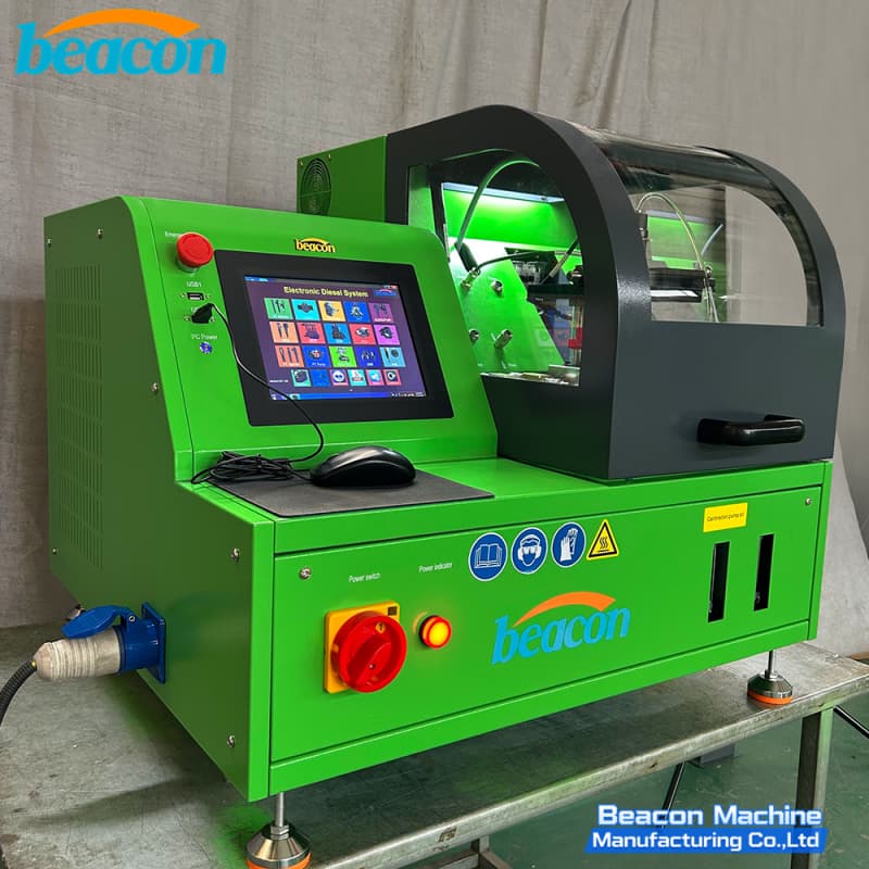 {BEACON MACHINE EPS211 Banco de pruebas para inyectores common rail de alta precisión | Probador de inyectores diesel profesional}