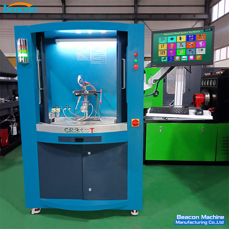 {BEACON MACHINE CR318T Banco de pruebas de inyectores common rail de alta presión profesional | Banco de Pruebas Common Rail}