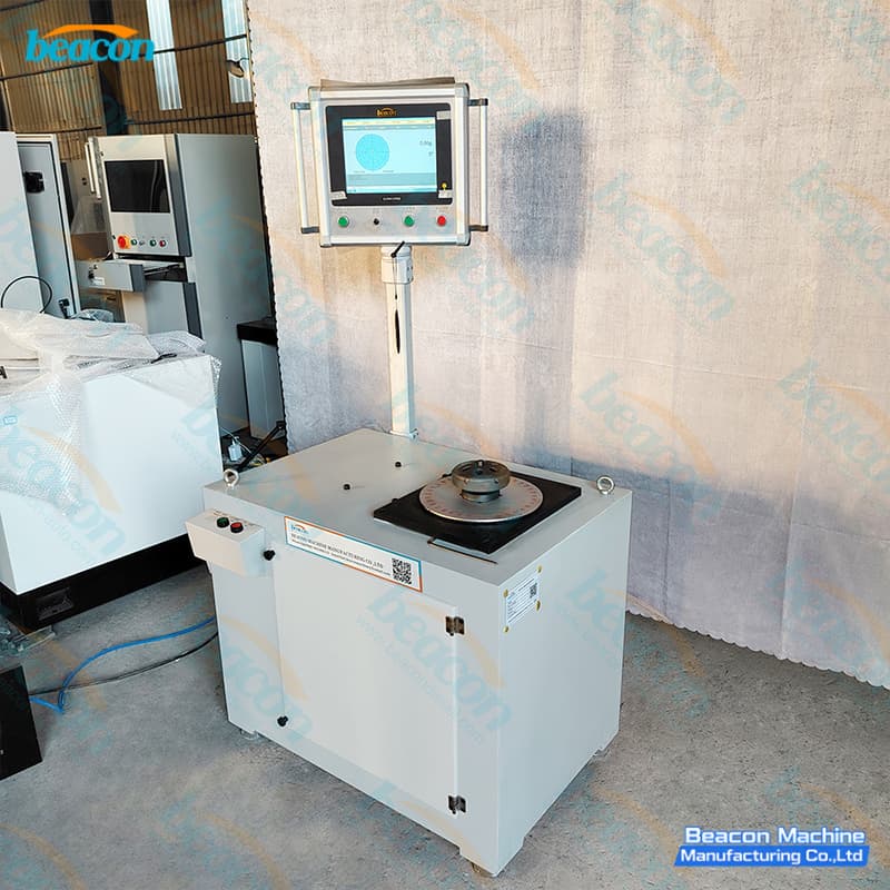 {BEACON MACHINE YLD-10A Máquina de equilibrado vertical de alta precisión para discos y volantes | Máquina equilibradora profesional}