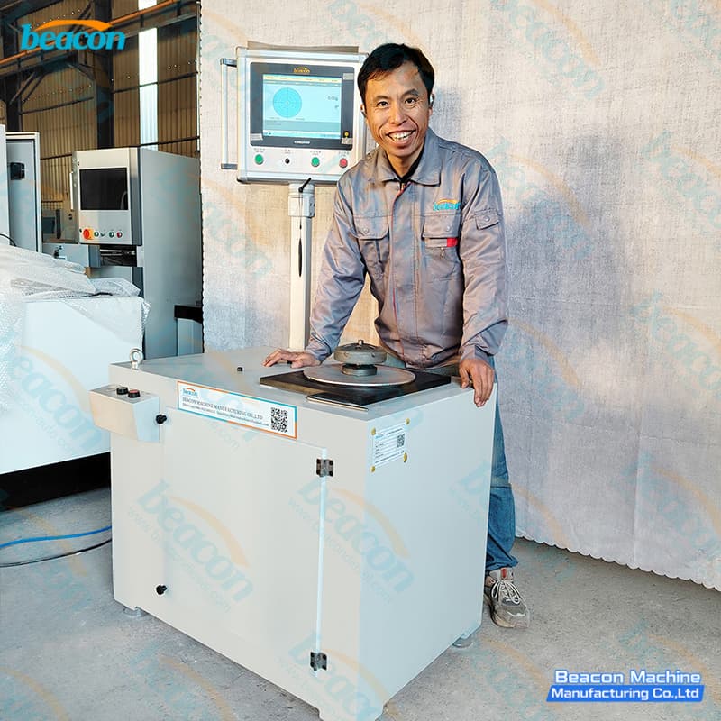 {BEACON MACHINE YLD-10A Máquina de equilibrado vertical de alta precisión para discos y volantes | Máquina equilibradora profesional}