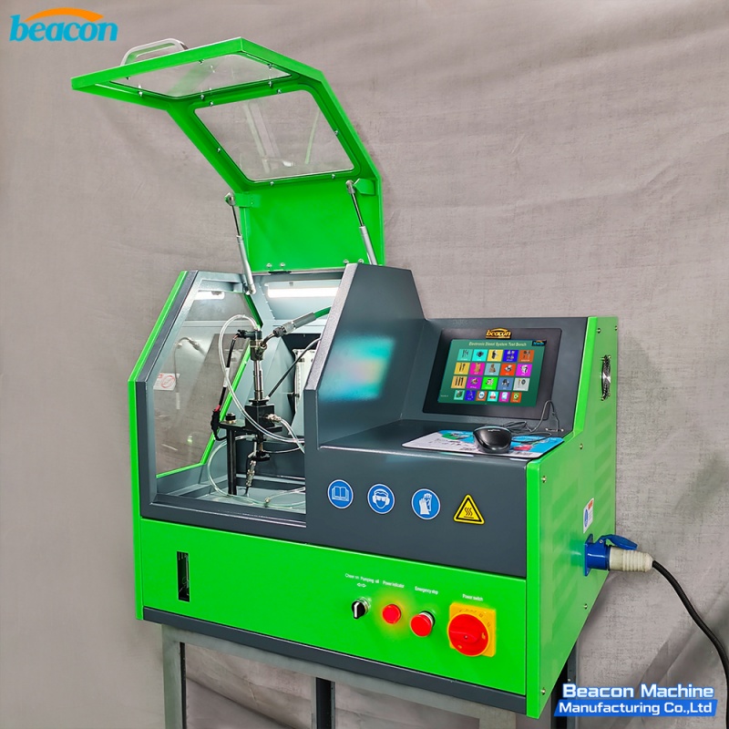 {BEACON MACHINE EPS210S Banco de pruebas compacto para inyectores Bosch Denso Delphi | Probador de inyectores diesel profesional}
