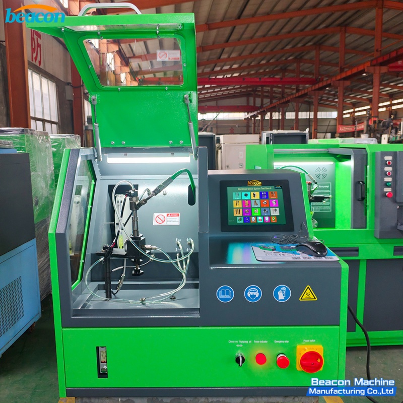 {BEACON MACHINE EPS210S Banco de pruebas compacto para inyectores Bosch Denso Delphi | Probador de inyectores diesel profesional}