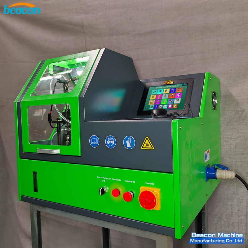 {BEACON MACHINE EPS210S Banco de pruebas compacto para inyectores Bosch Denso Delphi | Probador de inyectores diesel profesional}