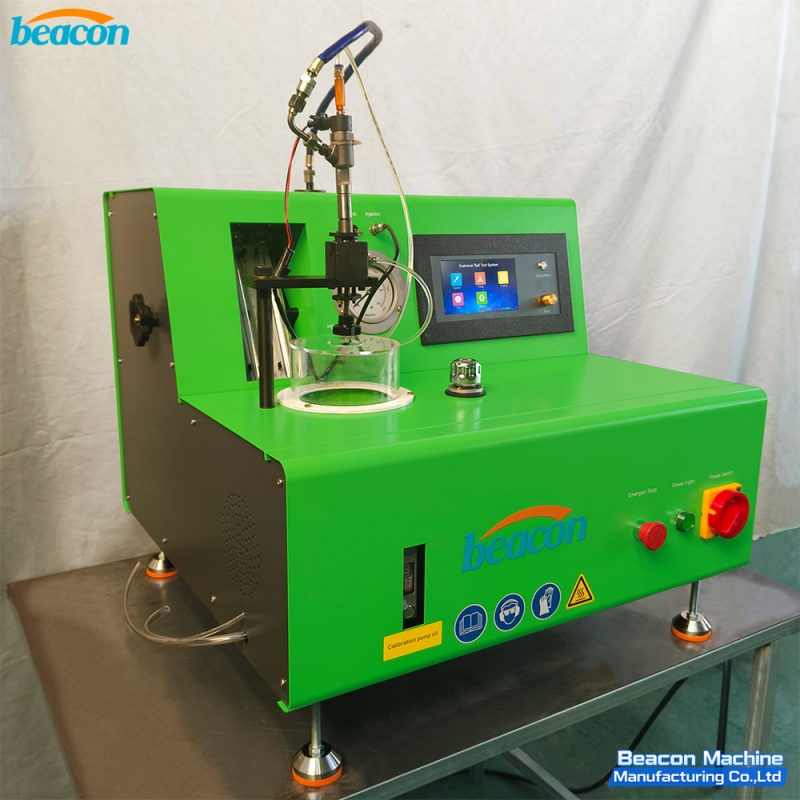 {BEACON MACHINE EPS100S Banco de pruebas de inyectores common rail de escritorio | Analizador de inyectores diesel profesional}
