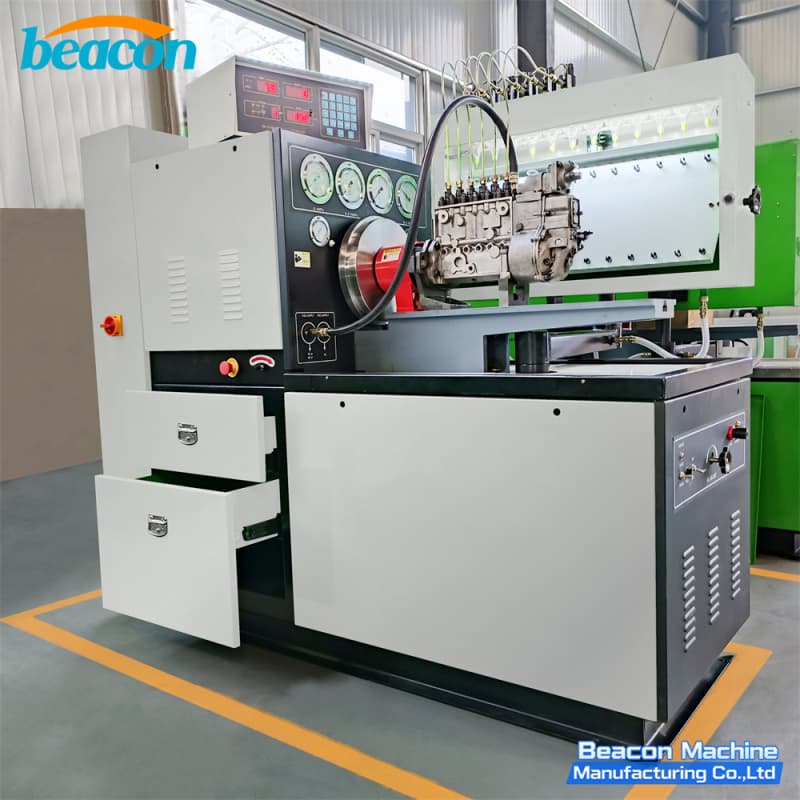 {12PSB-E Inline Diesel Fuel Pump Testing Machine For Fuel Injection Calibration}