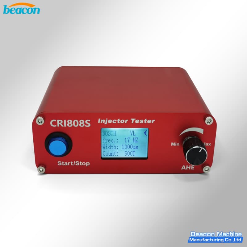 {BEACON MACHINE CRI808S Generador de pulsos para inyectores diésel de mano | Probador de inyectores Common Rail profesional}