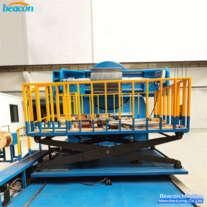 {BEACON MACHINE WD-3500 | Bobinadora automática de alta resistencia para transformadores | Máquina de bobinado vertical de gran potencia}