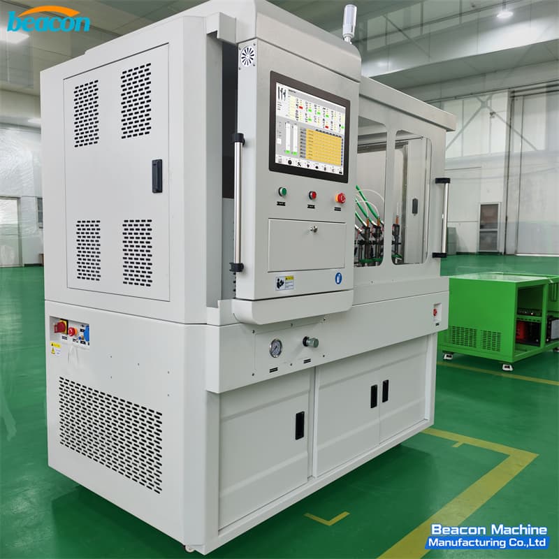 {Banco de prueba de durabilidad para 8 inyectores common rail simultáneos BC-NJ | Banco de prueba de inyectores diésel industrial | BEACON MACHINE}