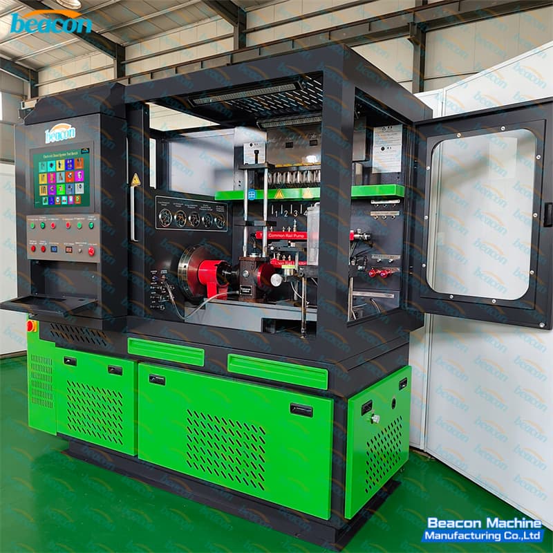 {Banco de pruebas de bombas de inyección diésel probador de inyectores common rail CR910 | BEACON MACHINE}