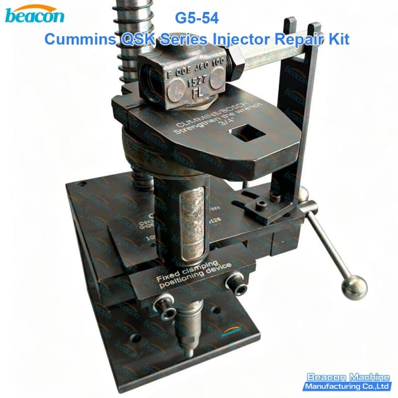 {G5-54 BEACON MACHINE Herramienta de Desmontaje y Calibración para Inyectores Cummins QSK19 QSK38 QSK60 | Kit de Reparación de Inyectores Cummins QSK}
