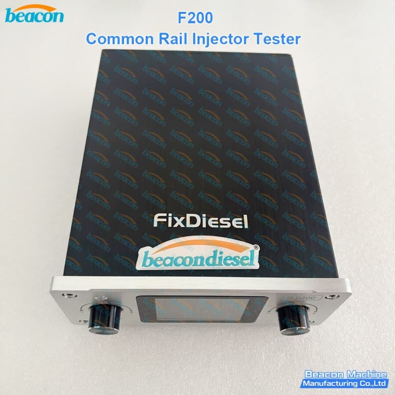 {F200 comprobador de inyectores common rail solenoide | BEACON MACHINE probador diésel inductivo Bosch Denso Delphi 0445120 Cummins ISF}