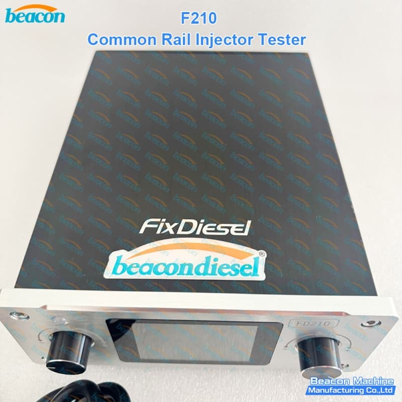 {F210 comprobador de inyectores common rail piezo y solenoide | BEACON MACHINE probador diésel USB Bosch Delphi Denso 0445110 Transit Hilux}