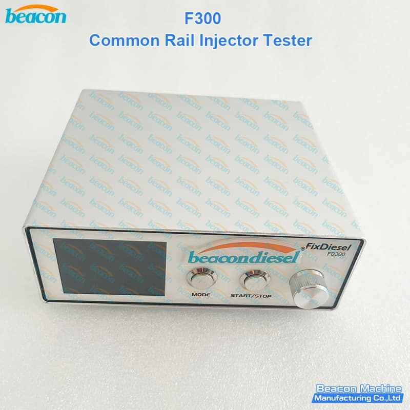 {F300 comprobador de inyectores common rail piezo y solenoide | BEACON MACHINE probador diésel multimarca Bosch Denso Delphi Hilux Transit 0445120}