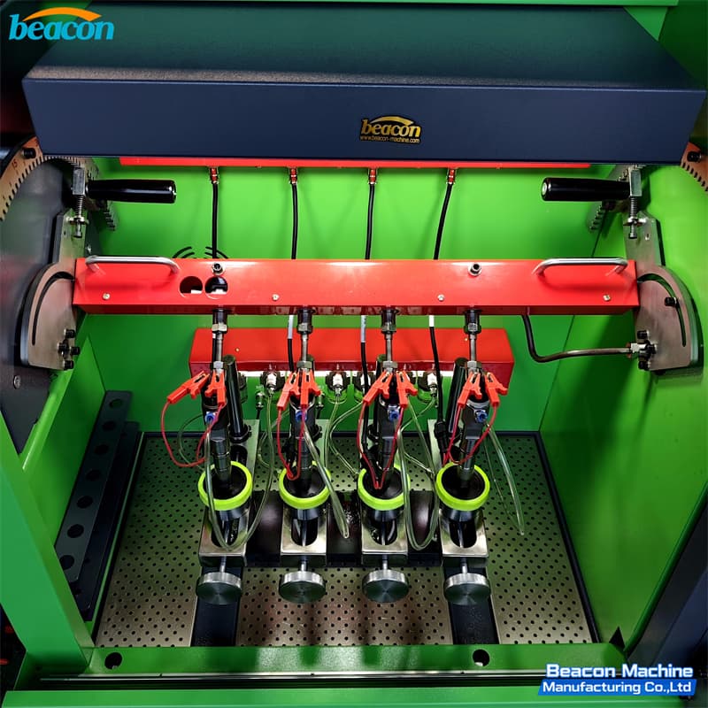 prueba de 4 inyectores simultáneamente