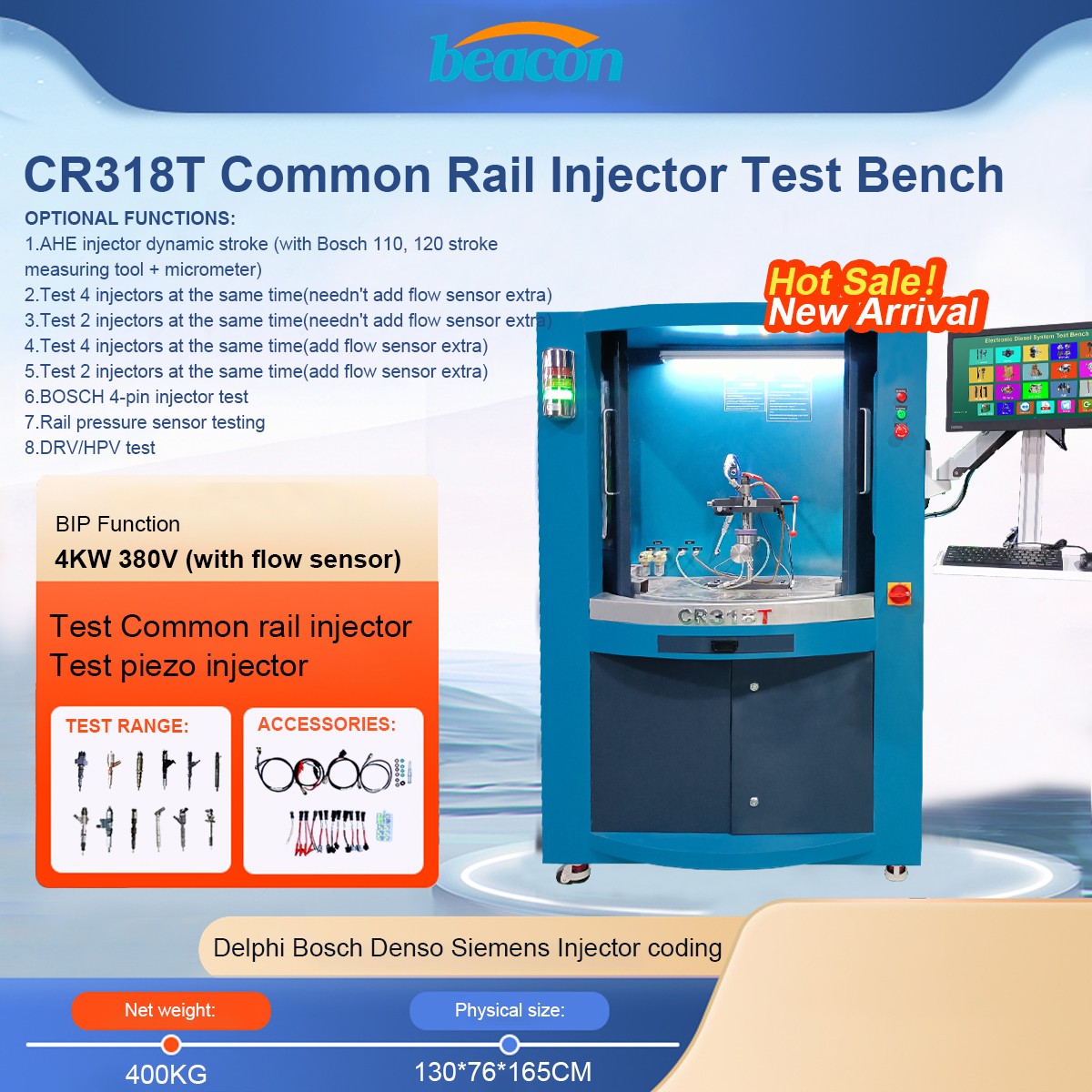 Tabla de especificaciones del CR318T Tabla de especificaciones del CR318T