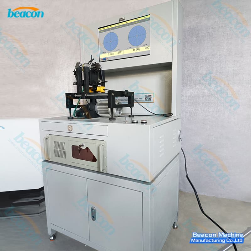 floor standing rotor balancer