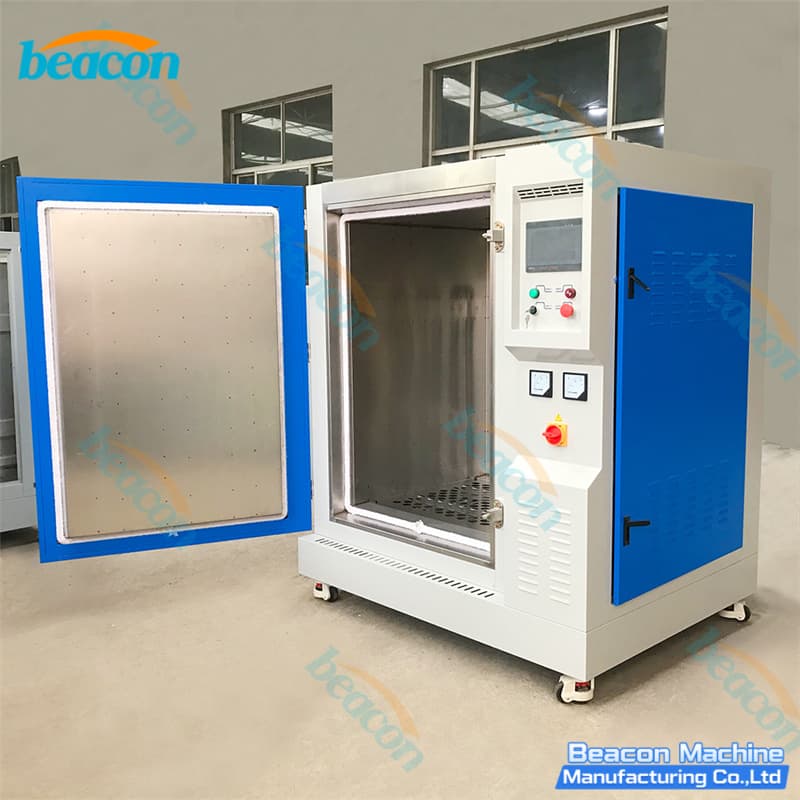 DPF soot removal cabinet