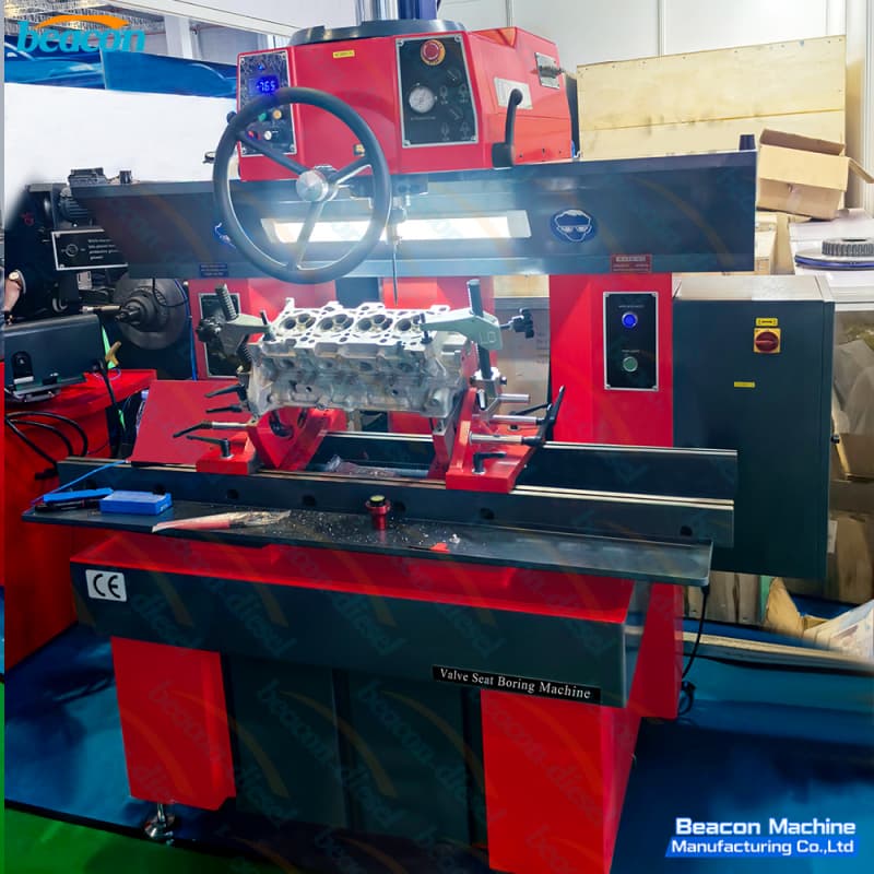 valve seat machine for gas engine