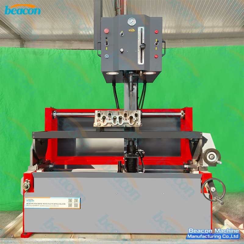 hydraulic valve guide removal machine for cylinder head