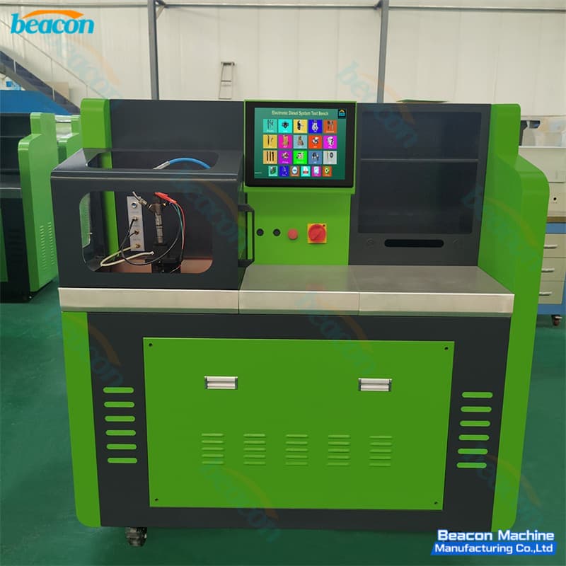 injector return flow test machine