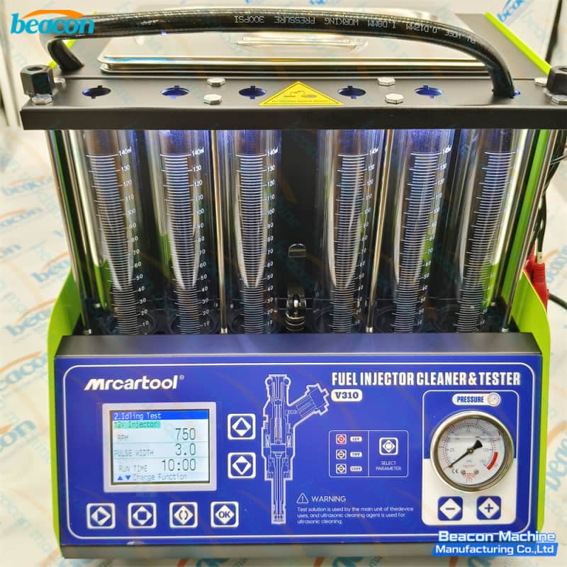 workshop 6 port fuel injector cleaner machine