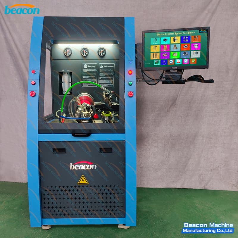 CR1019 graduated glass tube diesel injector testing stand-blue front CR1019 graduated glass tube diesel injector testing stand-blue front