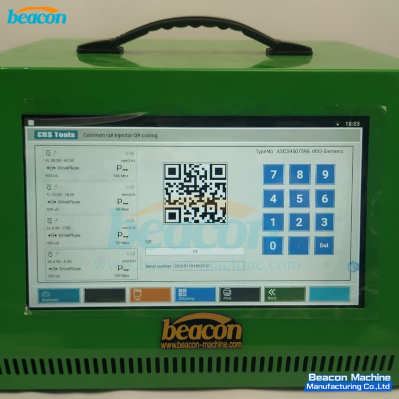 heavy duty diesel fuel injector recalibration monitor,universal CR injector electronic coding simulator,desktop touchscreen injector programming instrument heavy duty diesel fuel injector recalibration monitor,universal CR injector electronic coding simulator,desktop touchscreen injector programming instrument