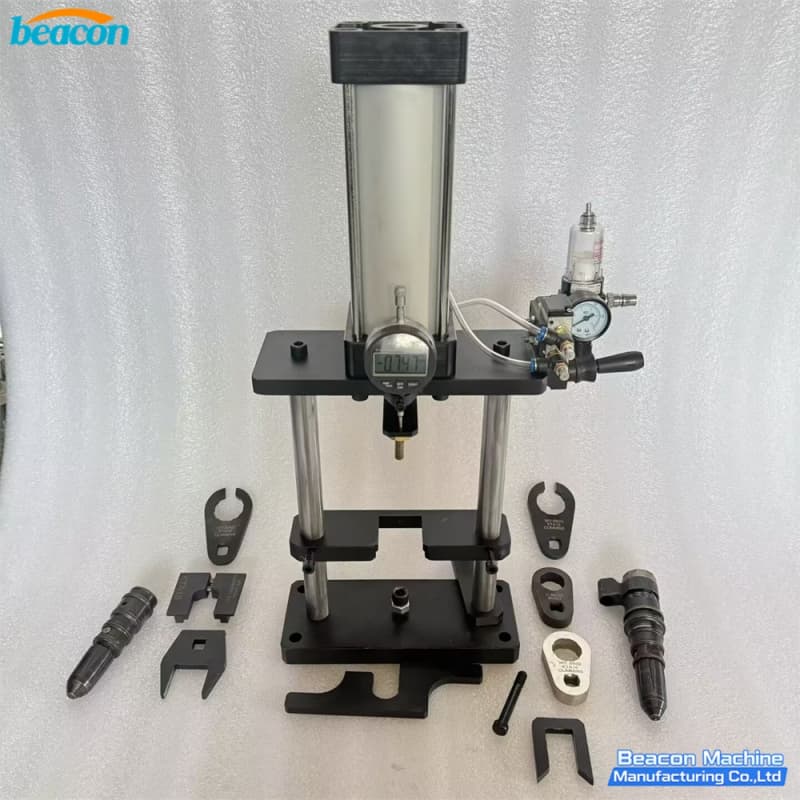 PT injector disassembly and stroke measurement stand for Cummins PT injectors
