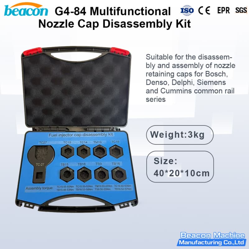 common rail injector cap removal tool kit,diesel injector disassembly tools for workshops,injector nozzle nut removal tool for Bosch Denso Delphi common rail injector cap removal tool kit,diesel injector disassembly tools for workshops,injector nozzle nut removal tool for Bosch Denso Delphi
