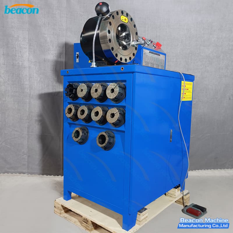micrometer adjustable hydraulic tube coupling press side