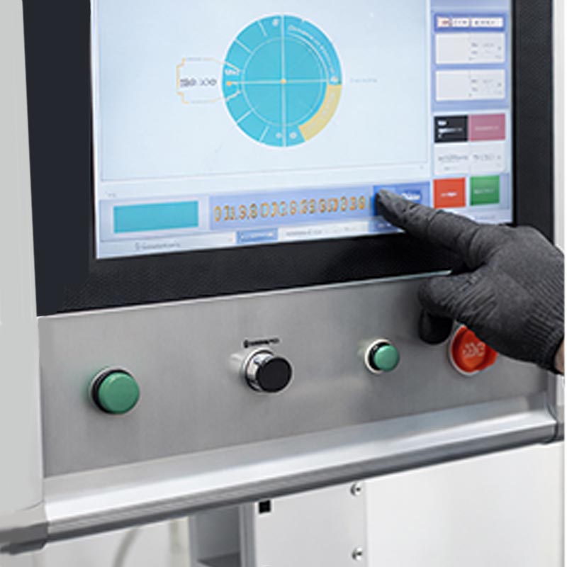 Microcomputer Touchscreen Interface for YLD Single-Sided Vertical Balancing Machine Microcomputer Touchscreen Interface for YLD Single-Sided Vertical Balancing Machine