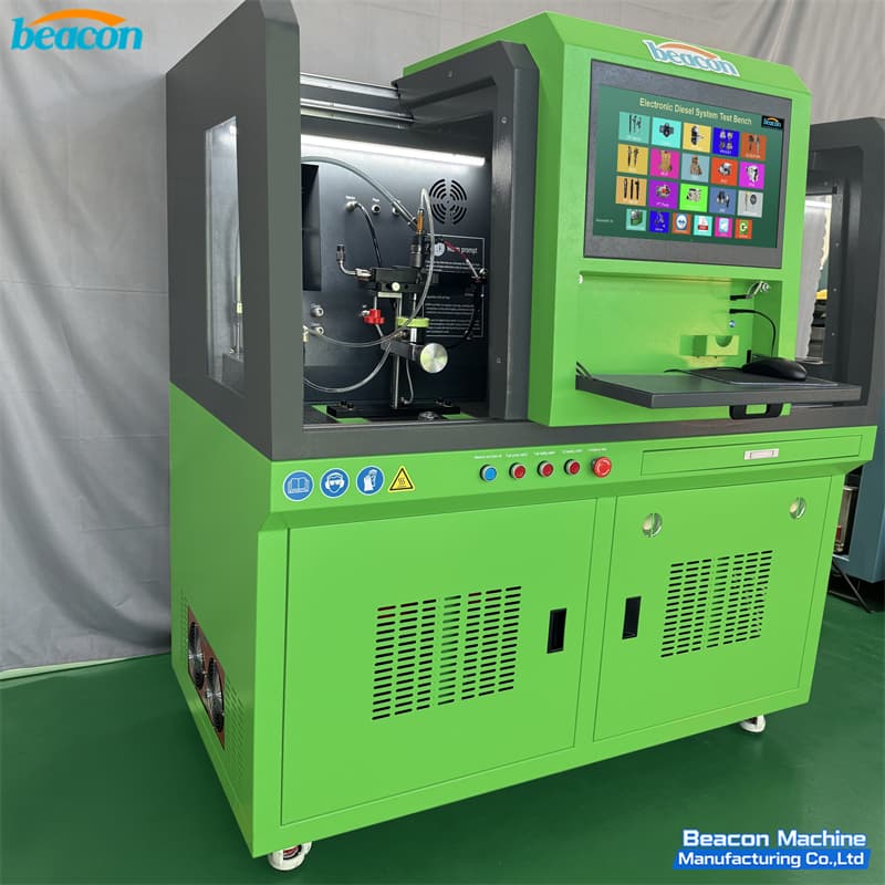 Área de trabajo dual para inyectores common rail y HEUI del equipo BEACON MACHINE